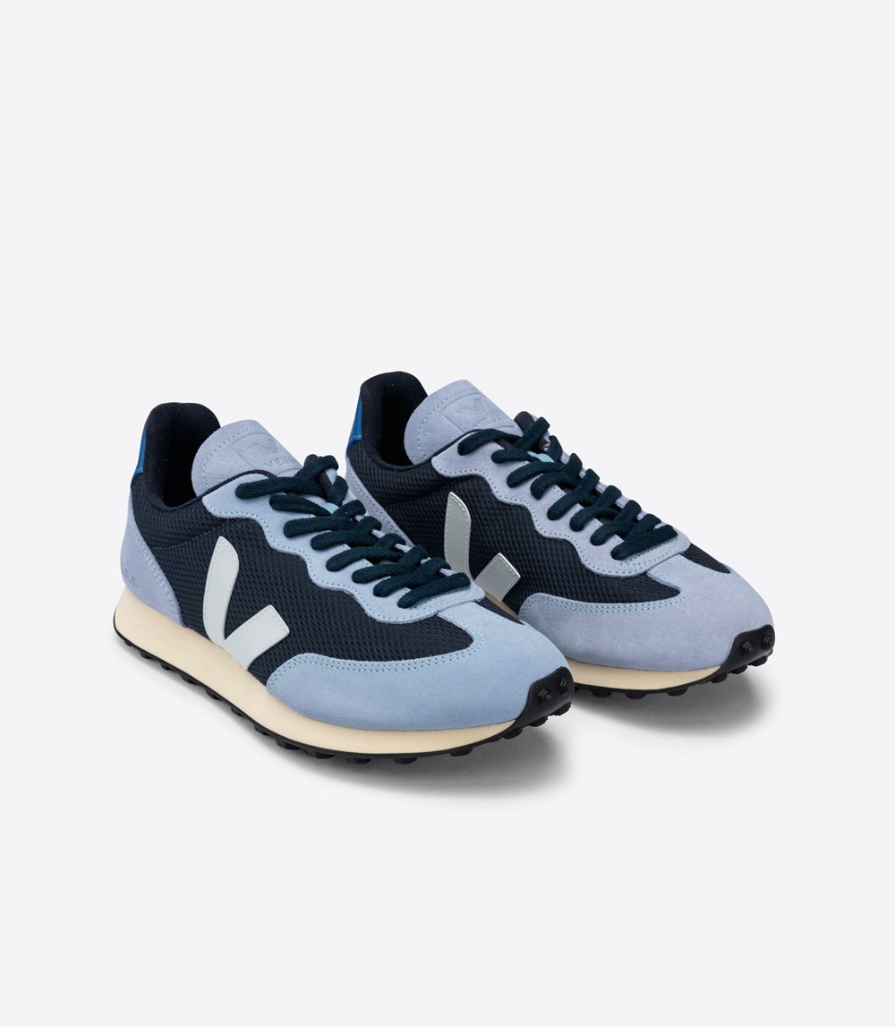 Tenis Veja Hombre - Rio Branco Alveomesh - Azules/Negros/Blancos - 948JSUDGC